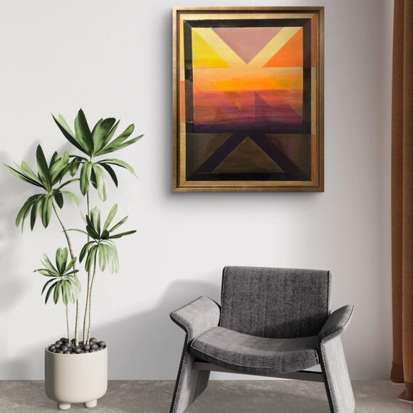 ORIGINAL Painting- PRISM- 16" X 20" Modern, Surrealism, Abstract texture - Picture 5 of 7